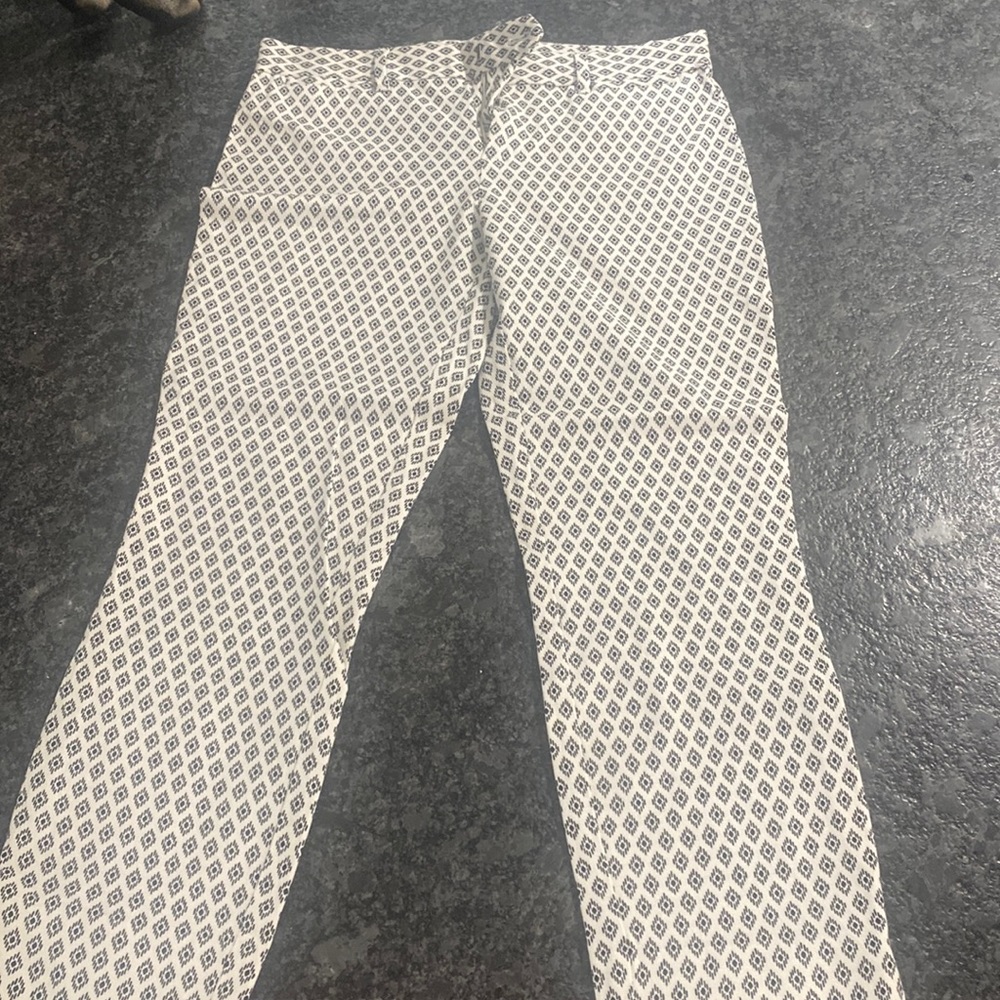 Pattered gap skinny crop pants